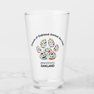 Pawsitively Oakland FOAS Glass Pint