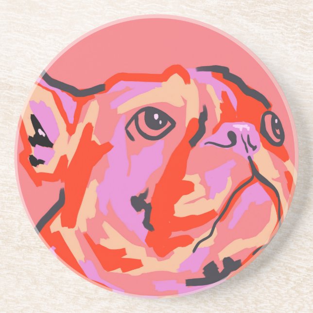 Pawsitively Patched Coaster (Front)