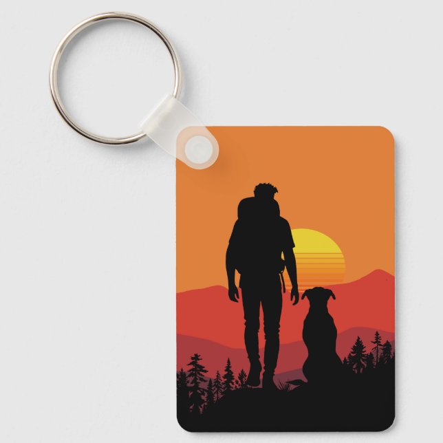 Pawsome Adventures in Nature Keychain (Front)