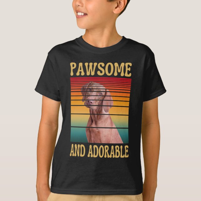 PAWSOME AND ADORABLE T-Shirt (Front)