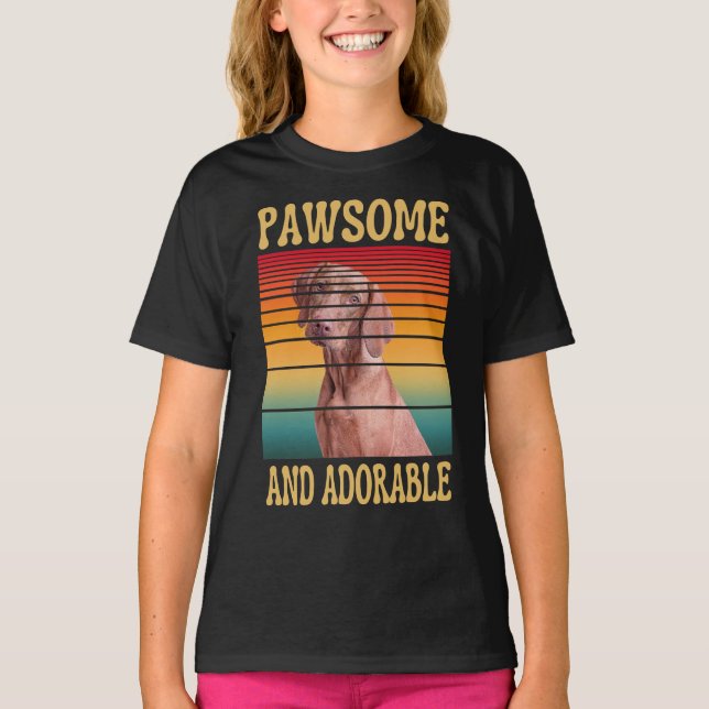PAWSOME AND ADORABLE T-Shirt (Front)