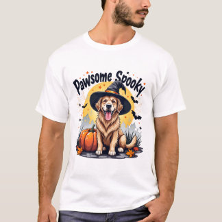 Pawsome Spooky Season Halloween for Dog Lovers T-Shirt