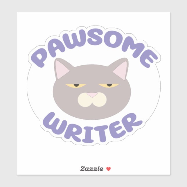  Pawsome Writer Fun Kitty Character Design (Sheet)