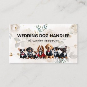 Pawtastic Wedding Pet Service Business Card