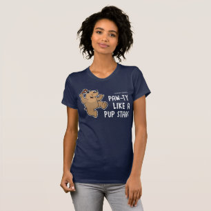 Pawty Like A Pup Star T-Shirt