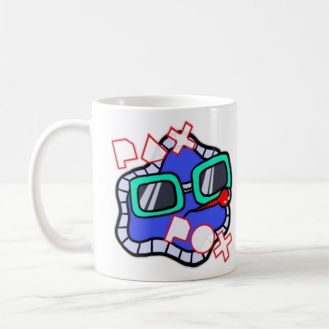 Pax Pox mug avec deux logos (Gauche)