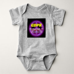 Paxspiration GDPR Baby Football Bodysuit