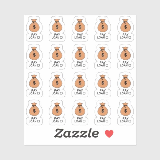 Pay Loan Reminder Money Budget Tracker Planner  (Sheet)