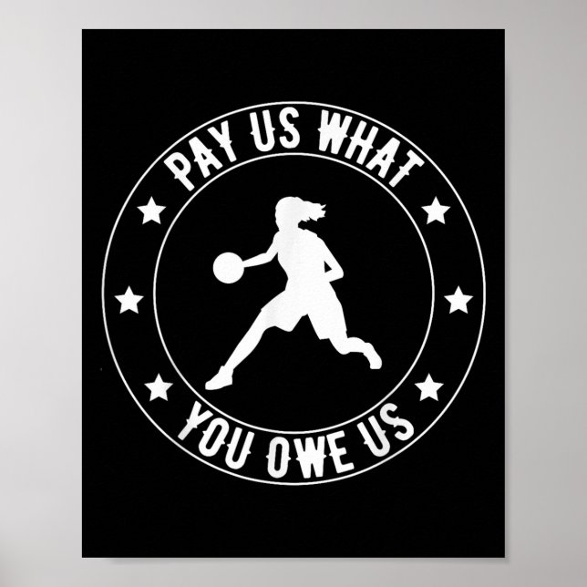Pay Us What You Owe Us Funny  Poster (Front)