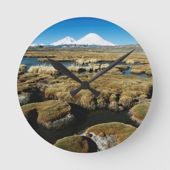 Payachalas Volcanos Round Clock (Front)