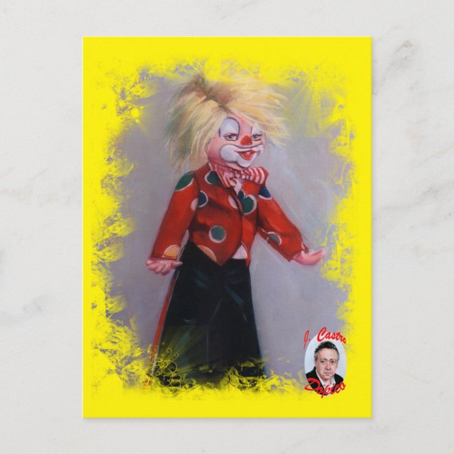 Payaso/Pallaso/Clown Postcard (Front)