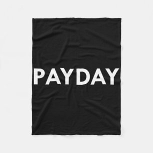 Payday Boxing Mma Funny  Fleece Blanket