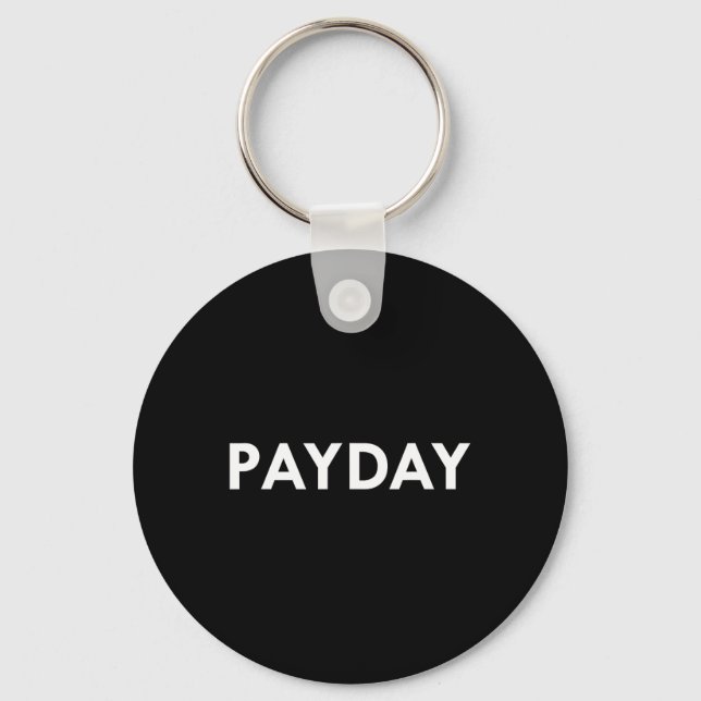 Payday Boxing Mma Funny  Keychain (Front)