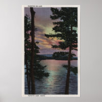 Payette Lake, ID - Evintide on Lake Scene