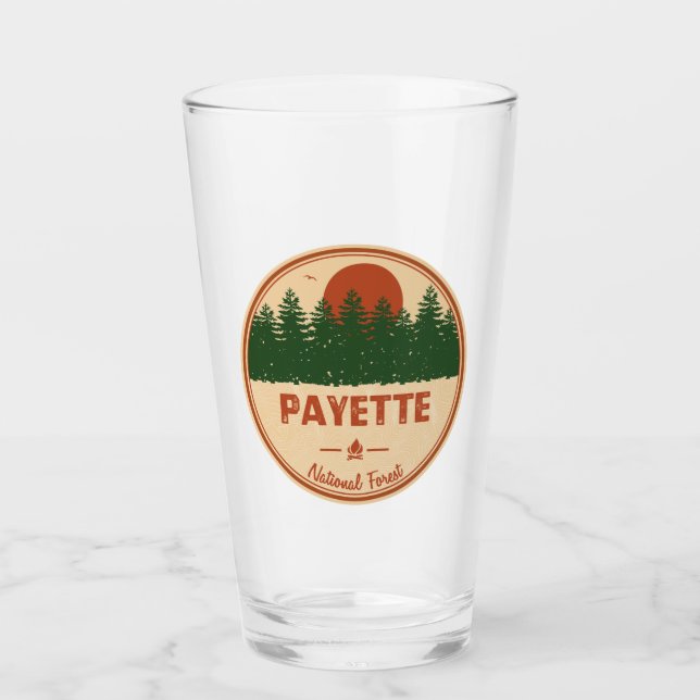 Payette National Forest Glass (Front)