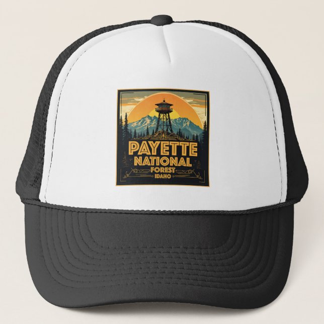 Payette National Forest Idaho Trucker Hat (Front)