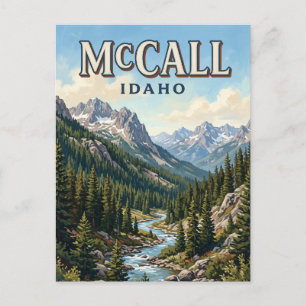 Payette National Forest McCall Idaho Postcard