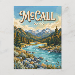 Payette River McCall Idaho Postcard
