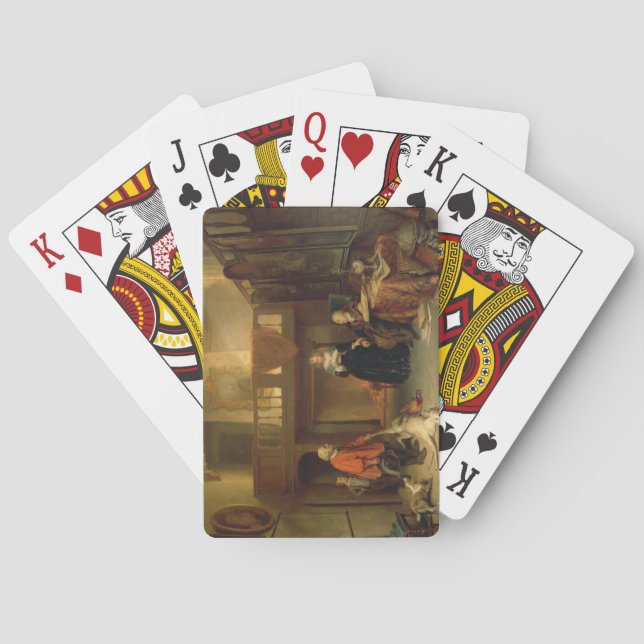 Paying the Tithe (oil on panel) Playing Cards (Back)