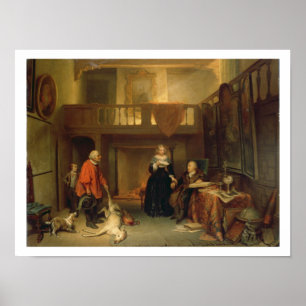 Paying the Tithe (oil on panel) Poster