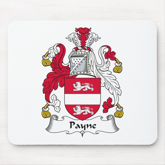 Payne Family Crest Mouse Pad (Front)