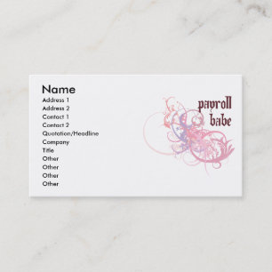 Payroll Babe Business Card