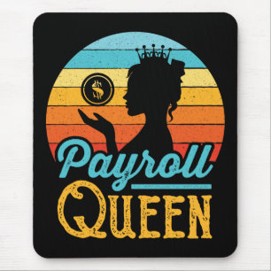 Payroll Queen Women Mouse Pad
