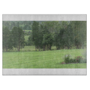 Pays 1 planche à découper en verre