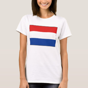 Pays-Bas Drapeau x Carte T-shirt