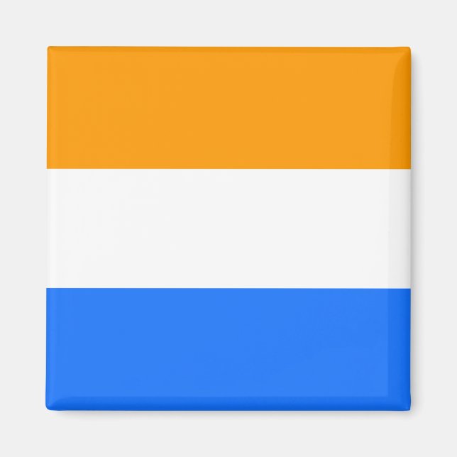 Pays-Bas Magnet - Carré du drapeau du prince (Devant)
