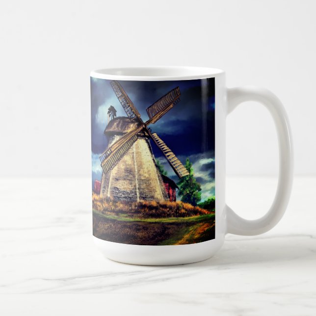 Pays-Bas Windmill Landscape Mug (Droite)