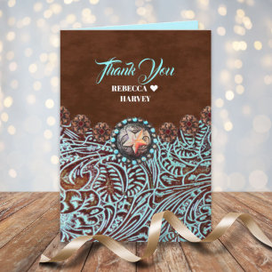 pays brun turquoise mariage de l'ouest merci