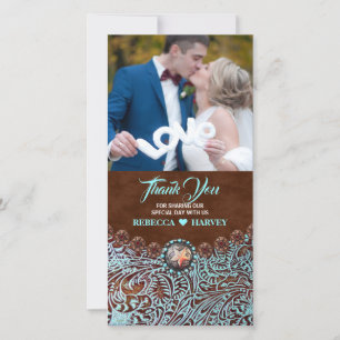 pays brun turquoise mariage de l'ouest merci