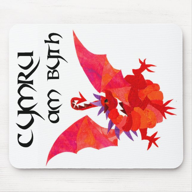 'Pays de Galles Pour Toujours' Tapis de souris (Devant)