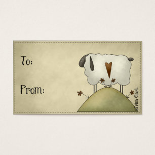 Pays Design de moutons primitifs sur une colline T