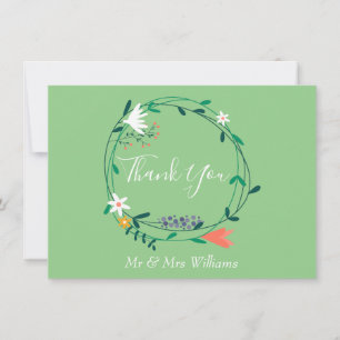 Pays Floral Garland Merci