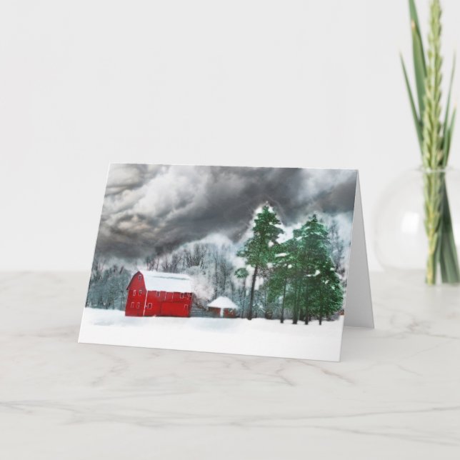 Pays hiver, carte (Devant)