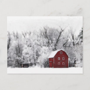 Pays hiver, carte postale