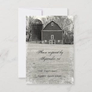 Pays Mariage de la grange Réponse RSVP