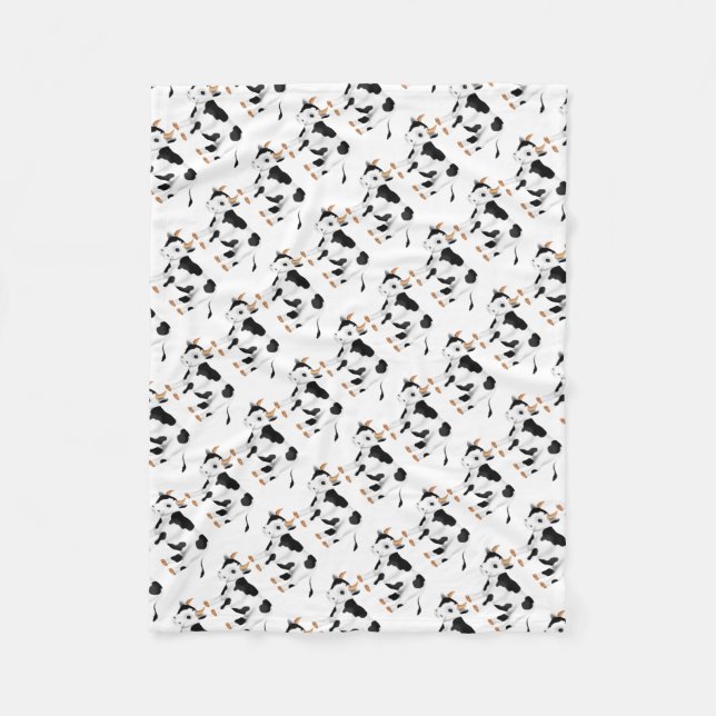 Pays Vache motif couverture polaire (Devant)