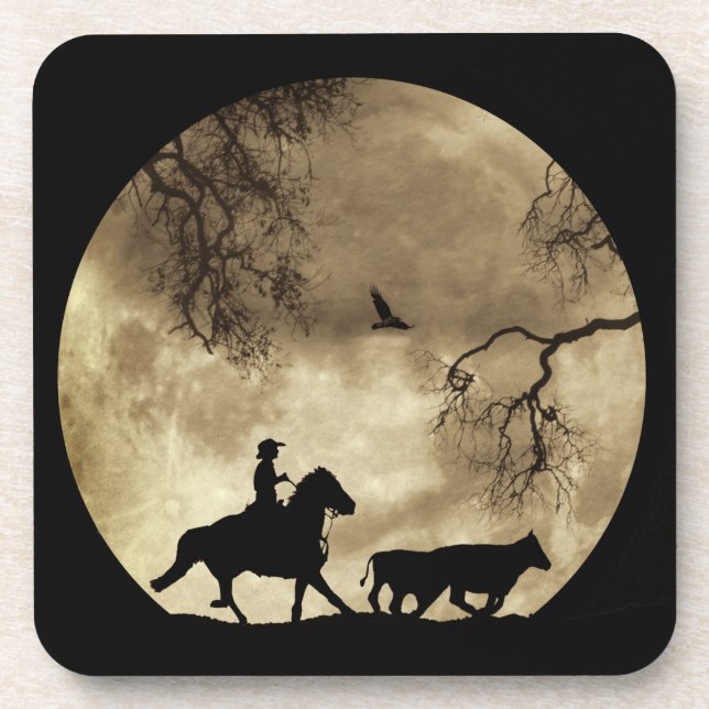 Pays Western Cowboy Dessous de verre (Devant)