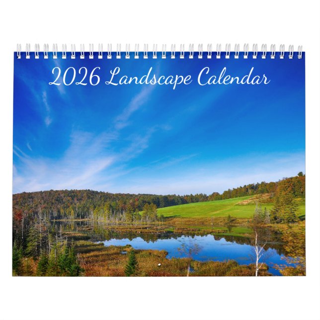 Paysage 2026 - Calendrier (Protection)