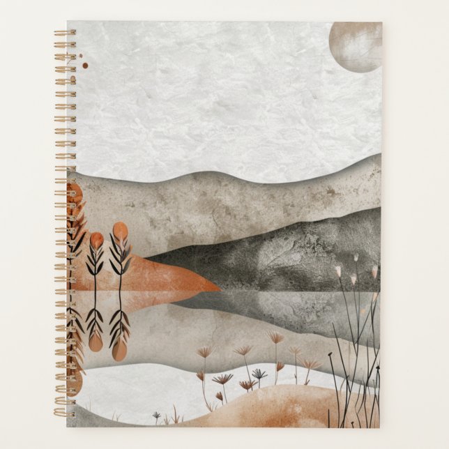 Paysage Abstrait de Boho (3) (Devant)