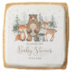 Paysage adorable Baby shower des animaux de bois