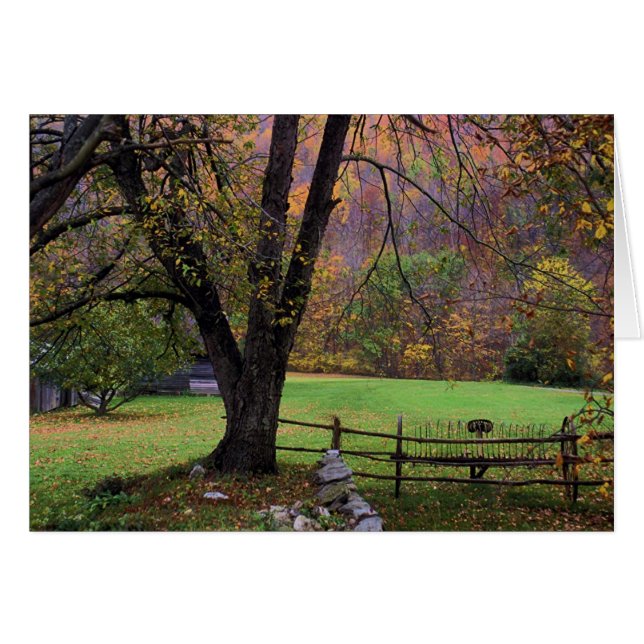 Paysage agricole, automne (Devant horizontal)