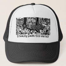 Paysage Art Casquette Stanley Park Eco-Art Casquet
