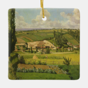 Paysage aux Patis, Pointoise Ceramic Ornament