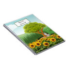 Paysage avec tournesol / Ajouter votre nom Journal