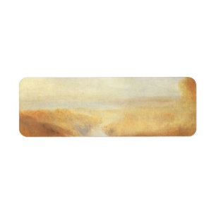 Paysage avec une baie fluviale lointaine par Josep