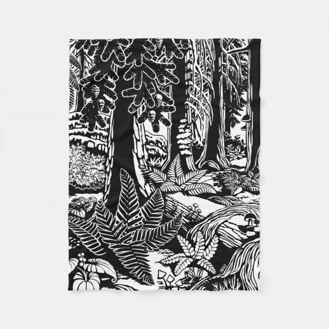Paysage Couvertures d'art B&W Canada Couvertures f (Devant)